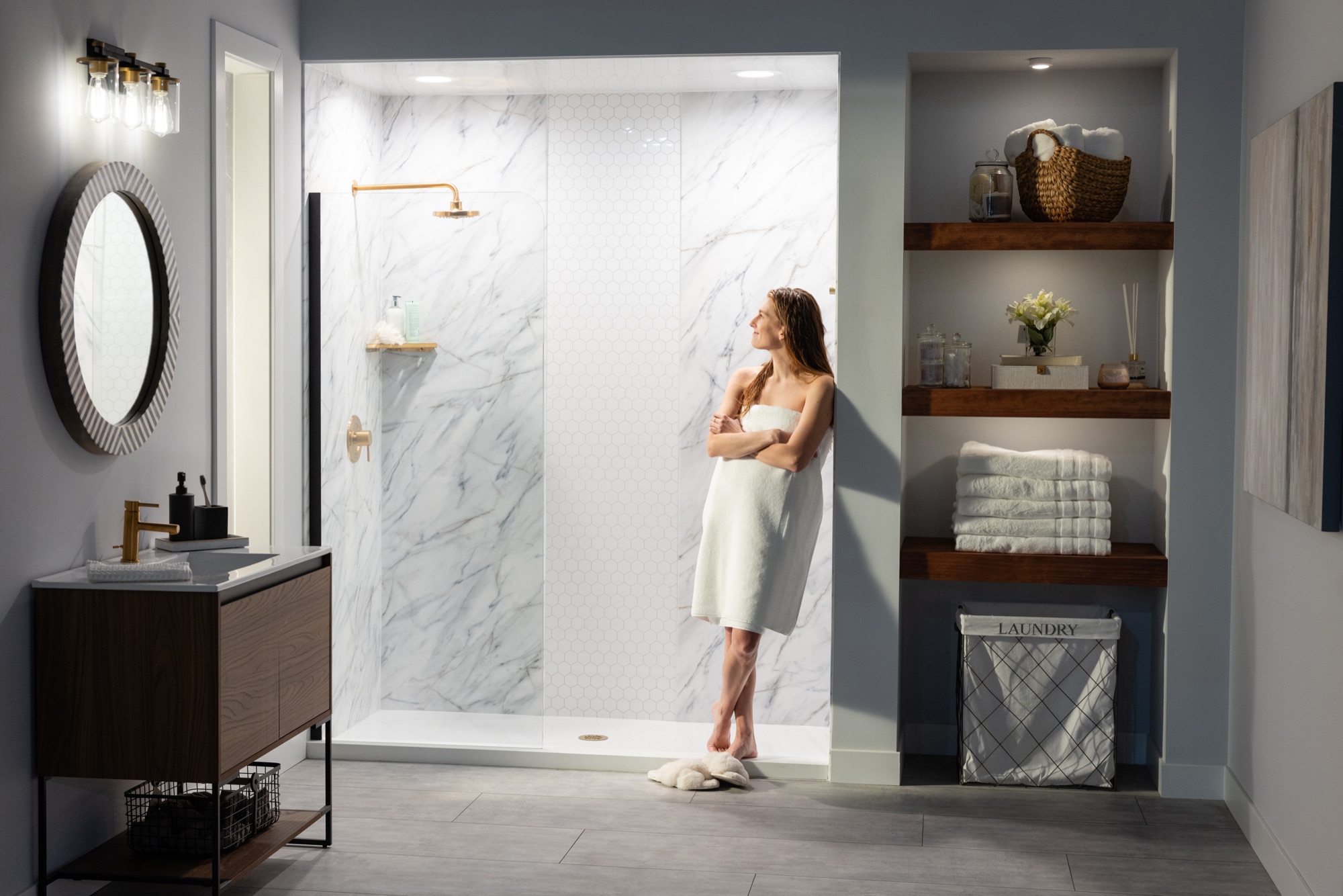 A finished SuperFast bathroom remodel